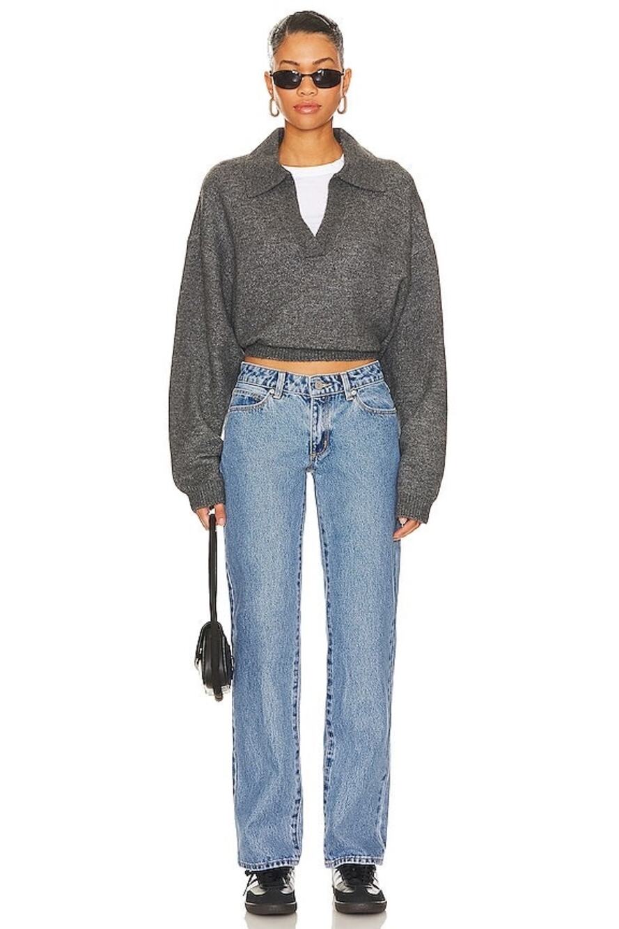 ABRAND Jeans ‘99 Low Rise Straight Leg Organic Cotton Jeans Katie Casual Preppy
